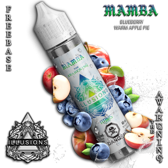 ILLUSIONS VAPOR ‘’ Mamba ‘’ 60ML Nic Base