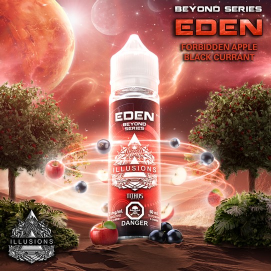 ILLUSIONS VAPOR ‘’ EDEN ‘’ 60ML Nic Base