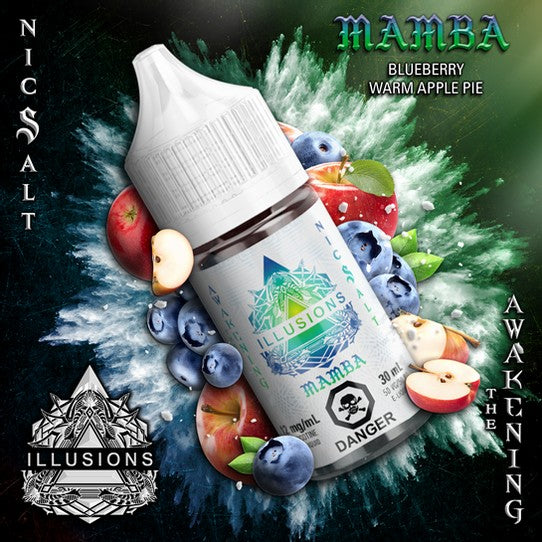 ILLUSIONS VAPOR ‘’ Mamba ‘’ 30ML Nic Salt