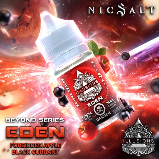 ILLUSIONS VAPOR '' EDEN '' 30ML Nic Salt bluevaportech ILLUSIONS VAPOR '' EDEN '' 30ML Nic Salt bluevaportech