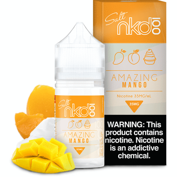 100 Naked E-Liquid - Amazing Mango- NicSalts-30mL - 20 MG