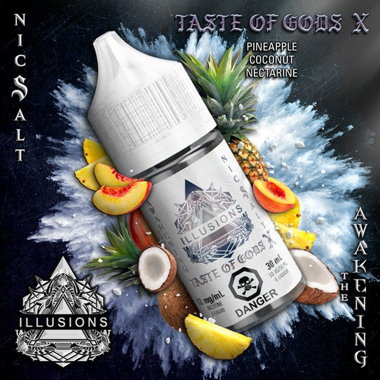 ILLUSIONS VAPOR ’Taste of Gods ’ NIC SALT 30ML