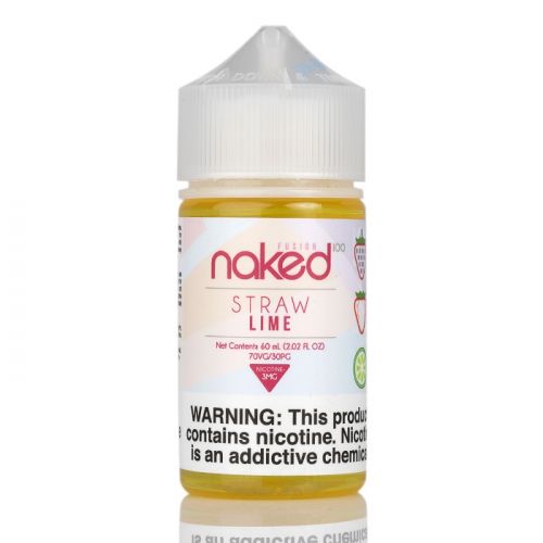 100 Naked E-Liquid - Straw Lime - NicSalts-30mL